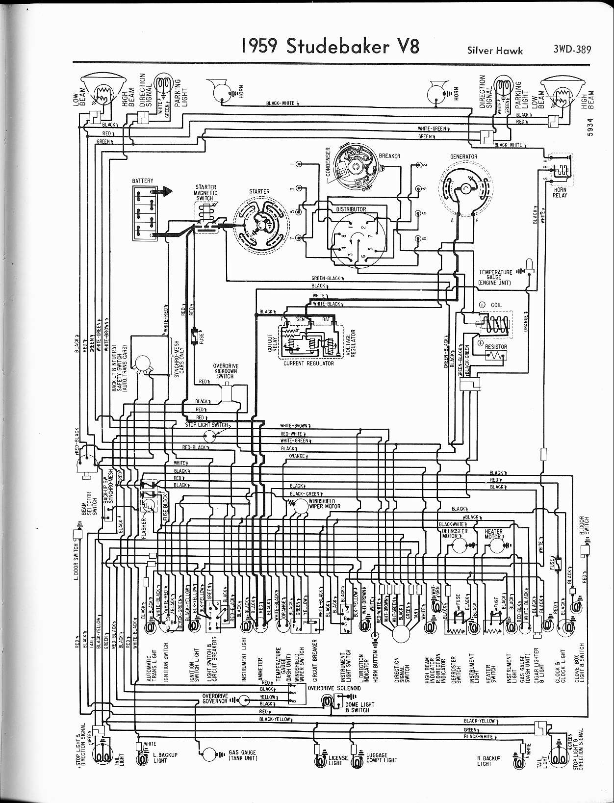 1950 Studebaker Champion Wiring Diagram / Db 3422 1950 Studebaker